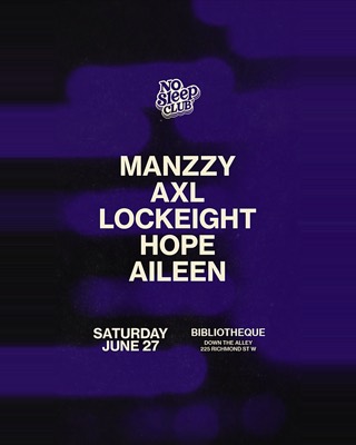 Electric Island After Party: No Sleep Club @ Bibliotheque flyer