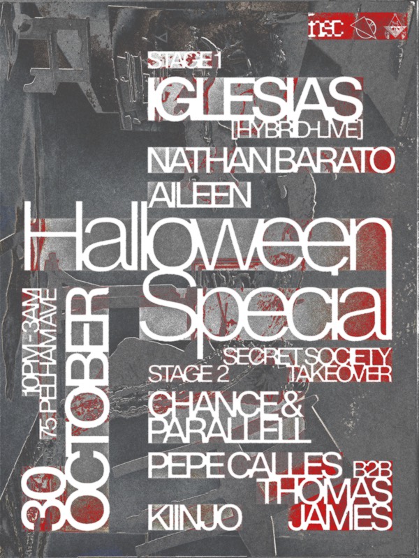 Halloween Special: Iglesias, Nathan Barato, Kiinjo and More flyer