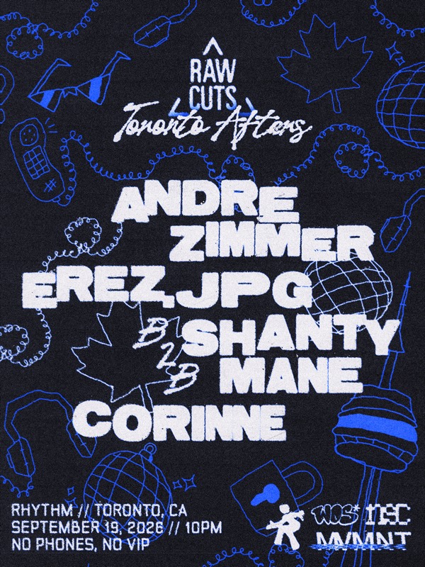 RAW CUTS TORONTO: ANDRE ZIMMER AFTER PARTY flyer
