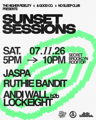 Sunset Sessions w/ JASPA, Ruthie Bandit, ANDI WALL, Lockeight flyer