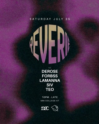 Premier Music Group & No Sleep Club Present REVERIE flyer