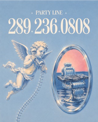 Party Line 001: The Barbershop flyer